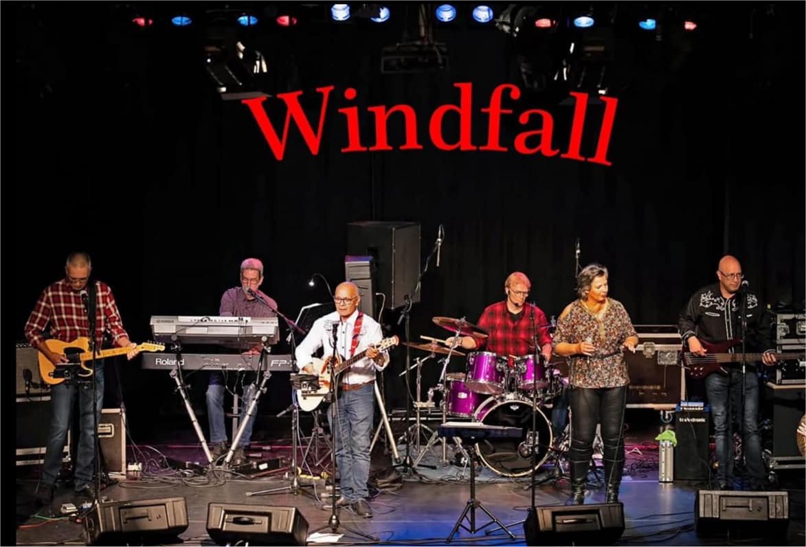 Countryband Windfall. www.kwekel-evenementen.nl