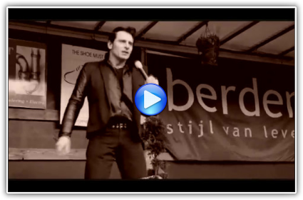 Peter Ryan boekt u bij Kwekel Evenementen